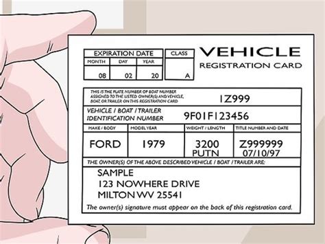 Vehicle Registration .